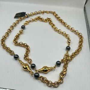 Vintage Monet Goldtone Necklace